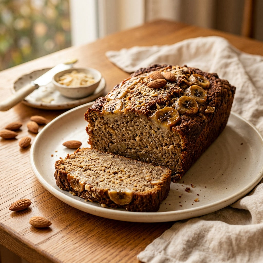 Almond Pulp Banana Bread